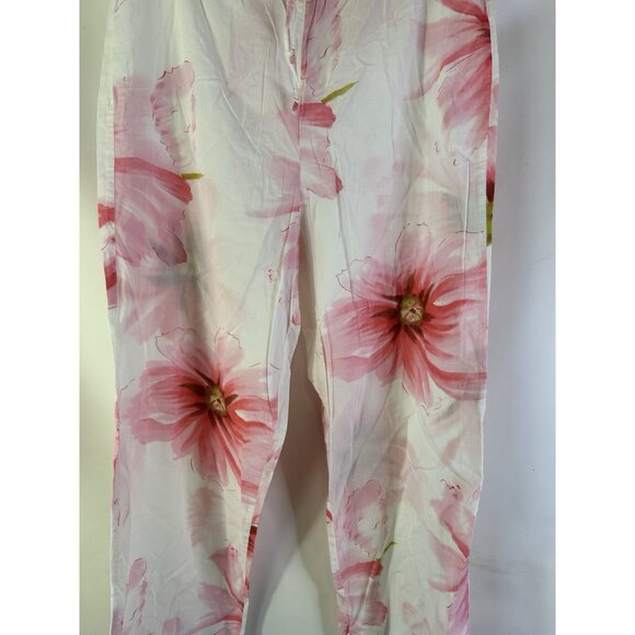 VTG Y2K Victorias Secret Cotton Floral Pajama Set Pants Cami Shirt - Picture 6 of 11